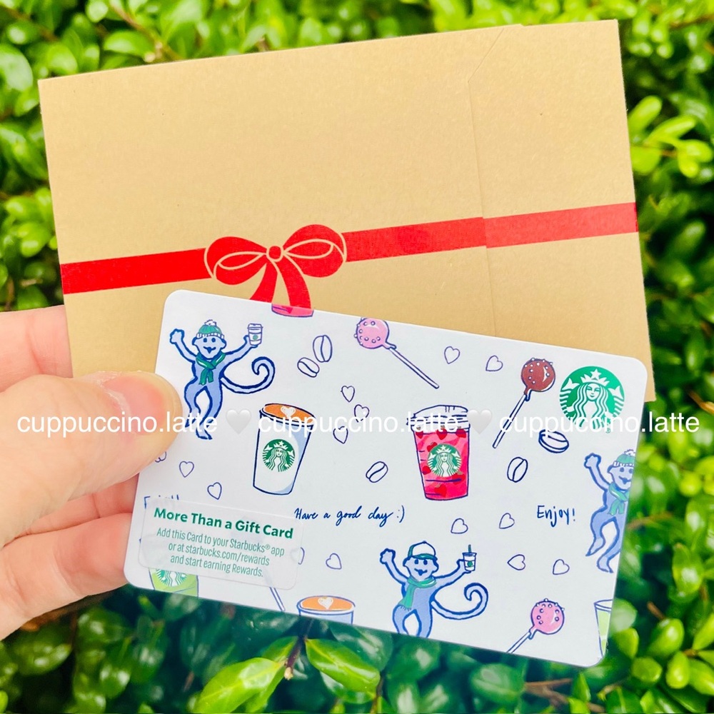 ✨NEW🐒Starbucks x Roller Rabbit Printed Graphic Collectible Card